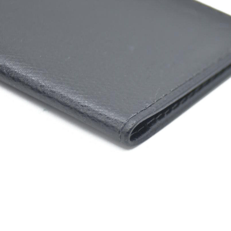 TIFFANY&CO. Leather Card Case Black