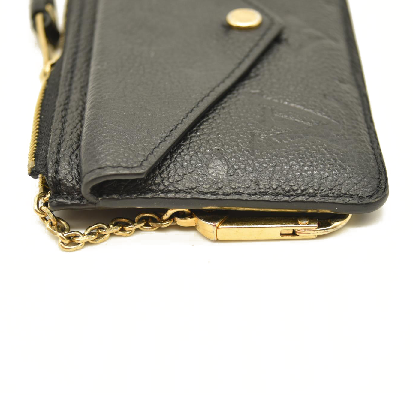 LOUIS VUITTON  Empreinte Recto Verso Card Holder Black RFID