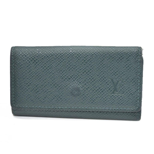 Louis Vuitton Taiga Leather Multicles 4 Ring Key Case Epicea MI5948