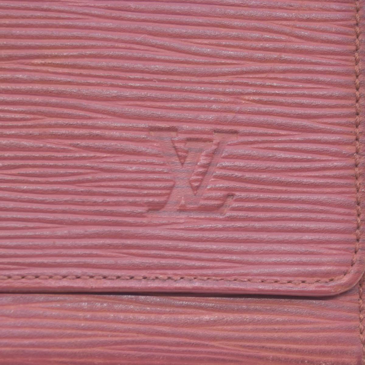 $780 LOUIS VUITTON Epi Porte Tresor International Wallet Brown CONSIGNMENT 10021036