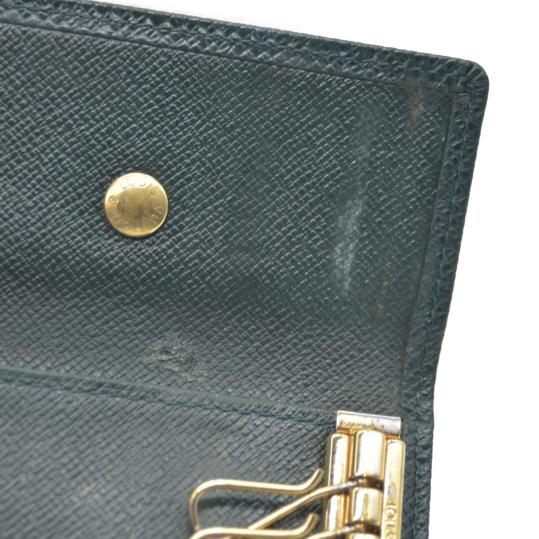 Louis Vuitton Taiga Leather Multicles 4 Ring Key Case Epicea MI5948