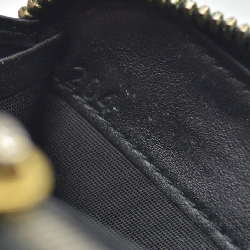 $1070 PRADA Vitello Move Bi-Color Zip Around Wallet Black