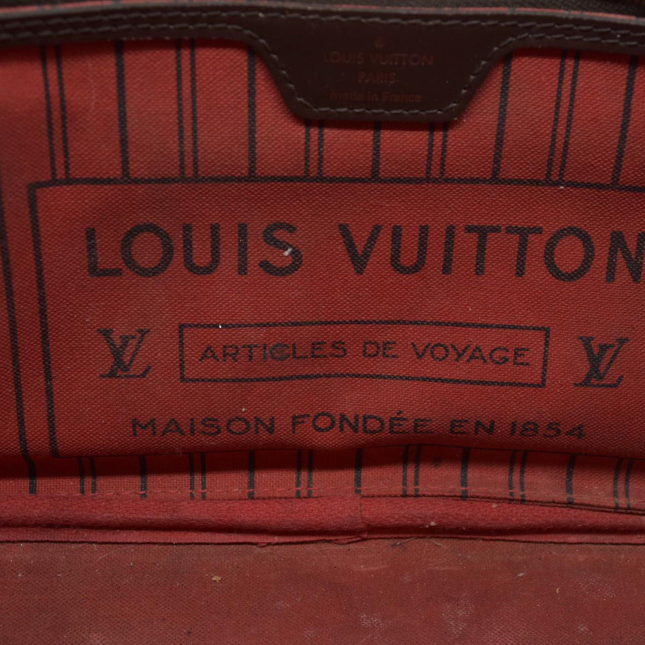 $2100 Louis Vuitton Damier Ebene Neverfull PM