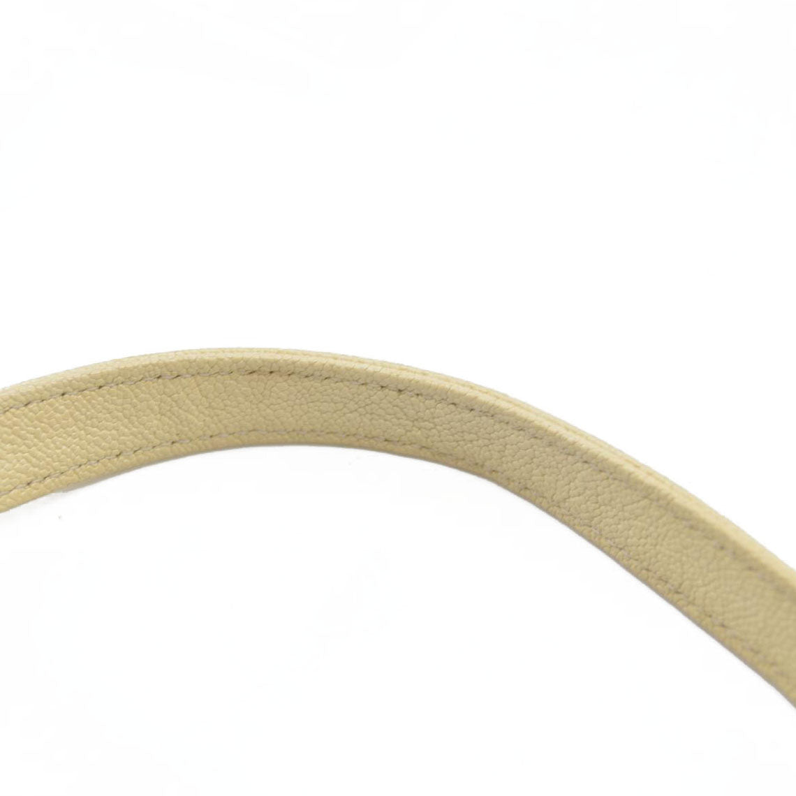 $3425 Chanel Caviar Quilted Boy Wallet On Chain WOC White