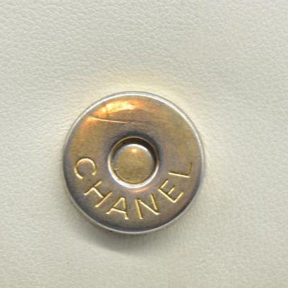 $3425 Chanel Caviar Quilted Boy Wallet On Chain WOC White