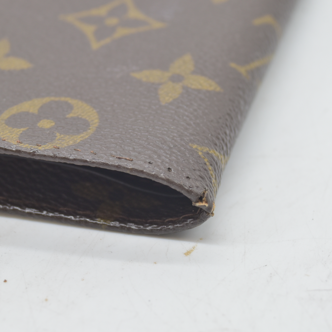 $545 1988 Louis Vuitton Monogram Porte-Billets Cartes Credit Monnaie Wallet 883
