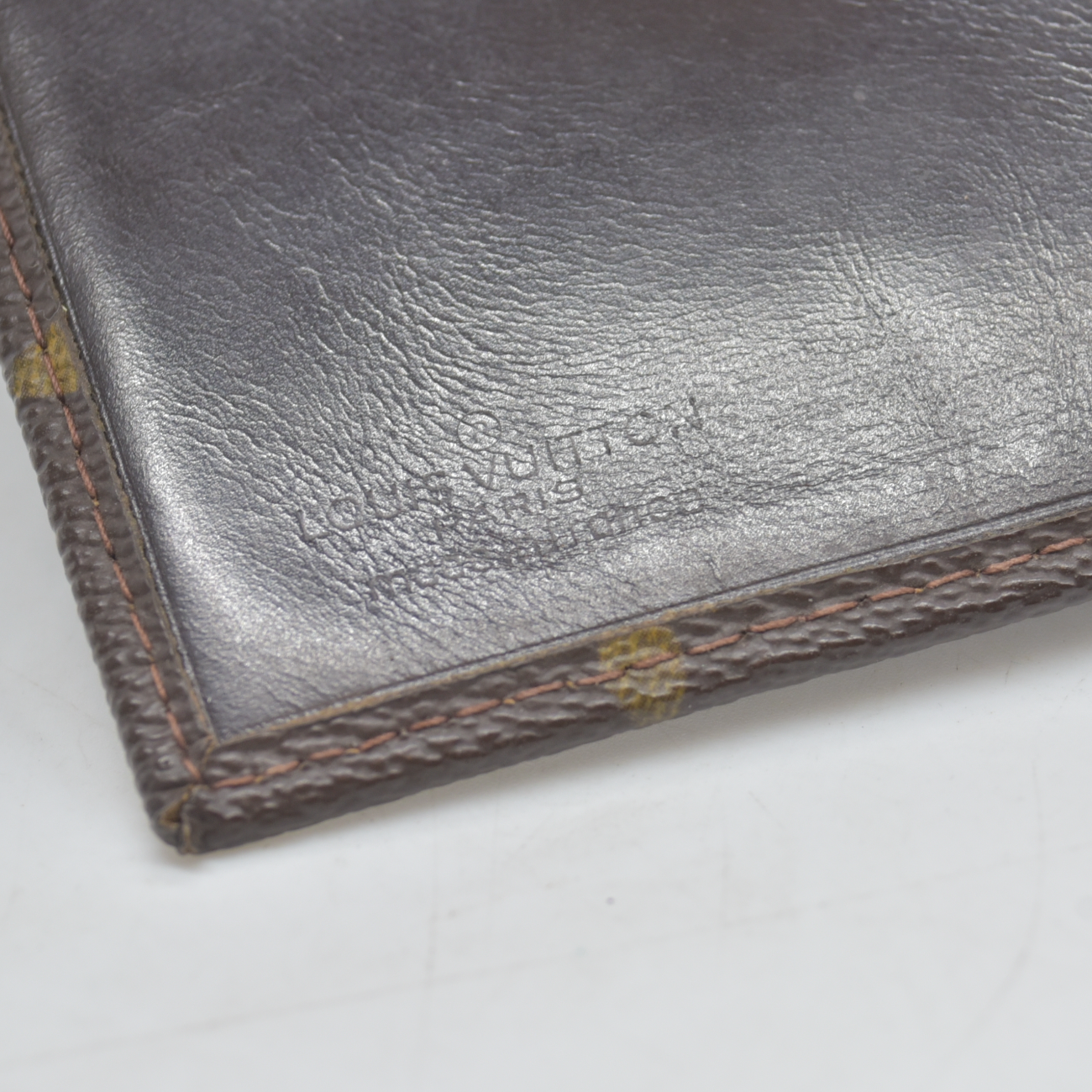 $545 1988 Louis Vuitton Monogram Porte-Billets Cartes Credit Monnaie Wallet 883
