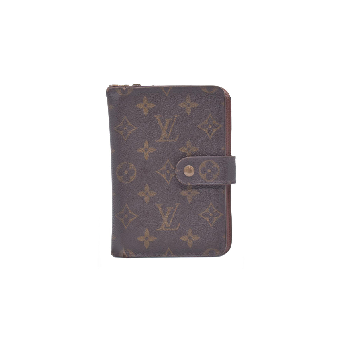 $750 1999 Louis Vuitton Porte Papier Monogram Wallet SP0999 CONSIGNMENT 10021038