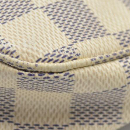 $1580 Louis Vuitton Damier Azur Pochette Accessories MB4116