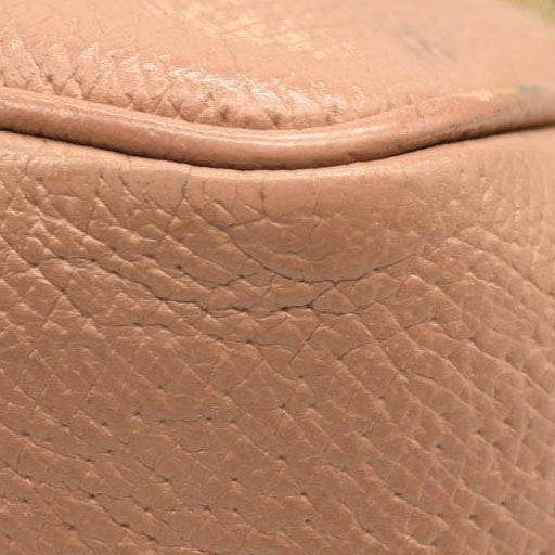 GUCCI Monogram Bree Zippered Tote Beige Soft Pink