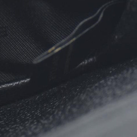 AUCTION $545 BVLGARI Millerige Leather Card Case Black