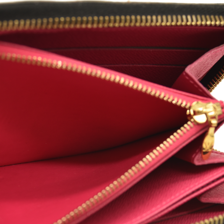 Louis Vuitton  Monogram Multicolor Murakami Zippy Wallet Black Fuchsia