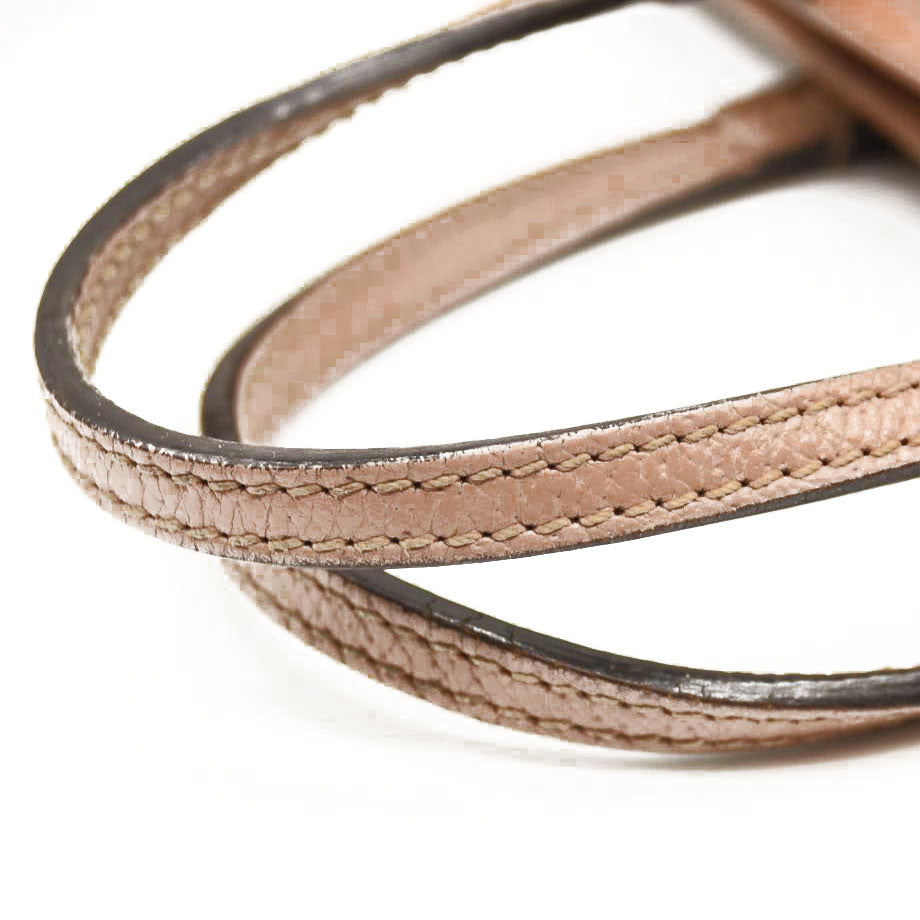 GUCCI Monogram Bree Zippered Tote Beige Soft Pink