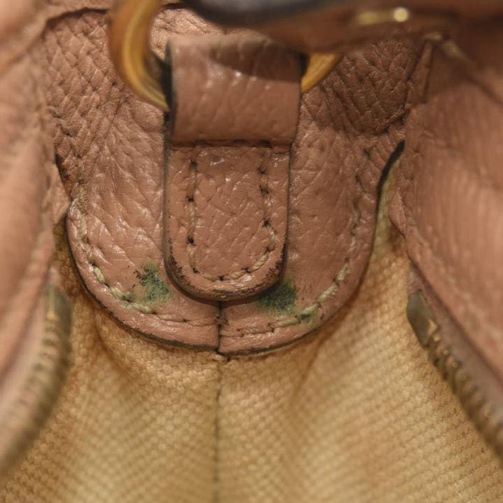 GUCCI Monogram Bree Zippered Tote Beige Soft Pink