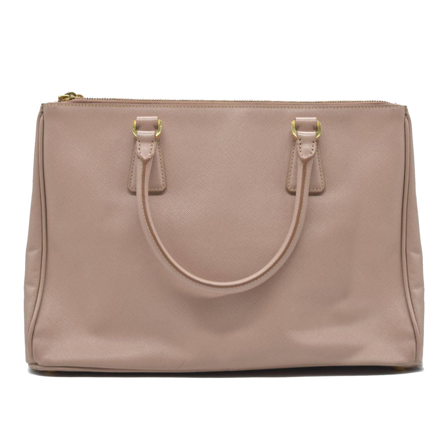 $4500  Prada  Saffiano Medium Galleria Double Zip Tote Cammeo