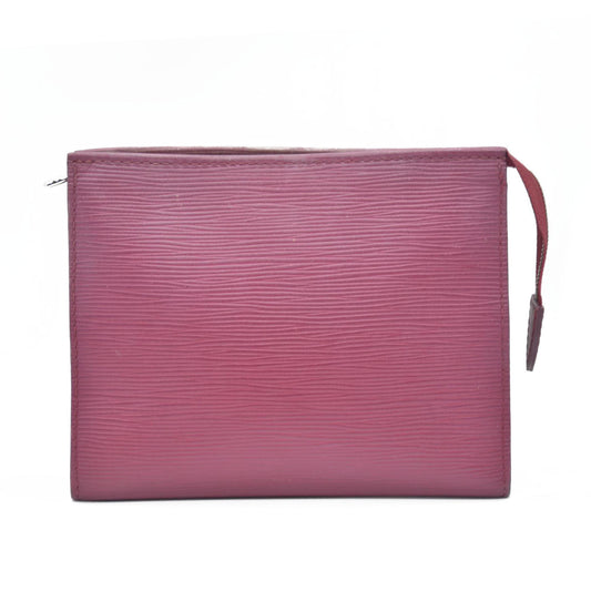 Louis Vuitton Epi Poche Toilette 26 Cosmetics Pouch Purse Pink TA0185