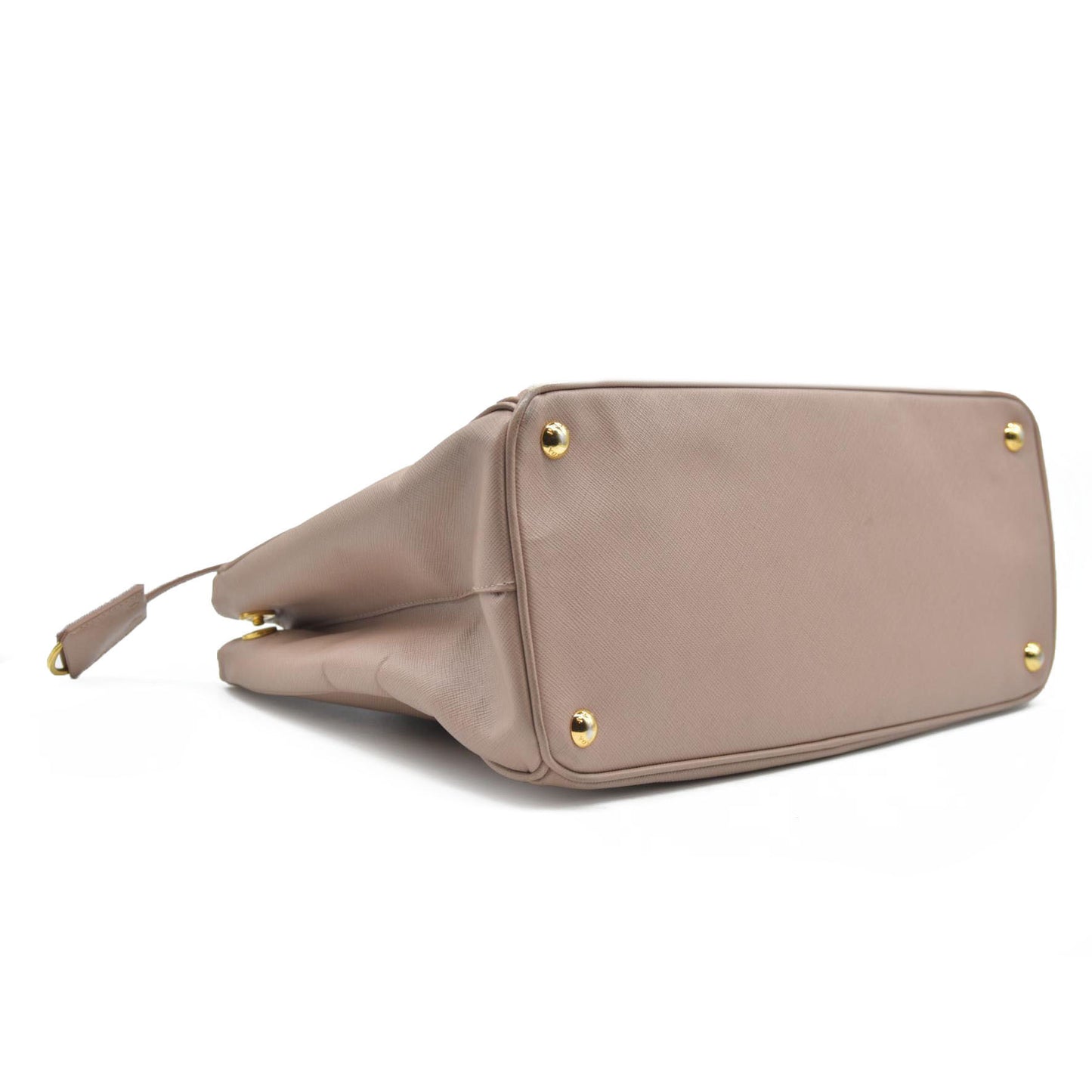 $4500  Prada  Saffiano Medium Galleria Double Zip Tote Cammeo