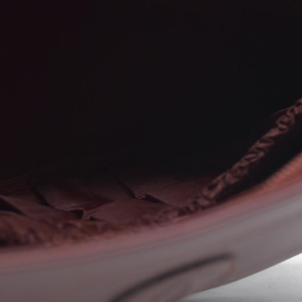 AUCTION CARTIER Must Line Clutch Bag Leather Bordeaux