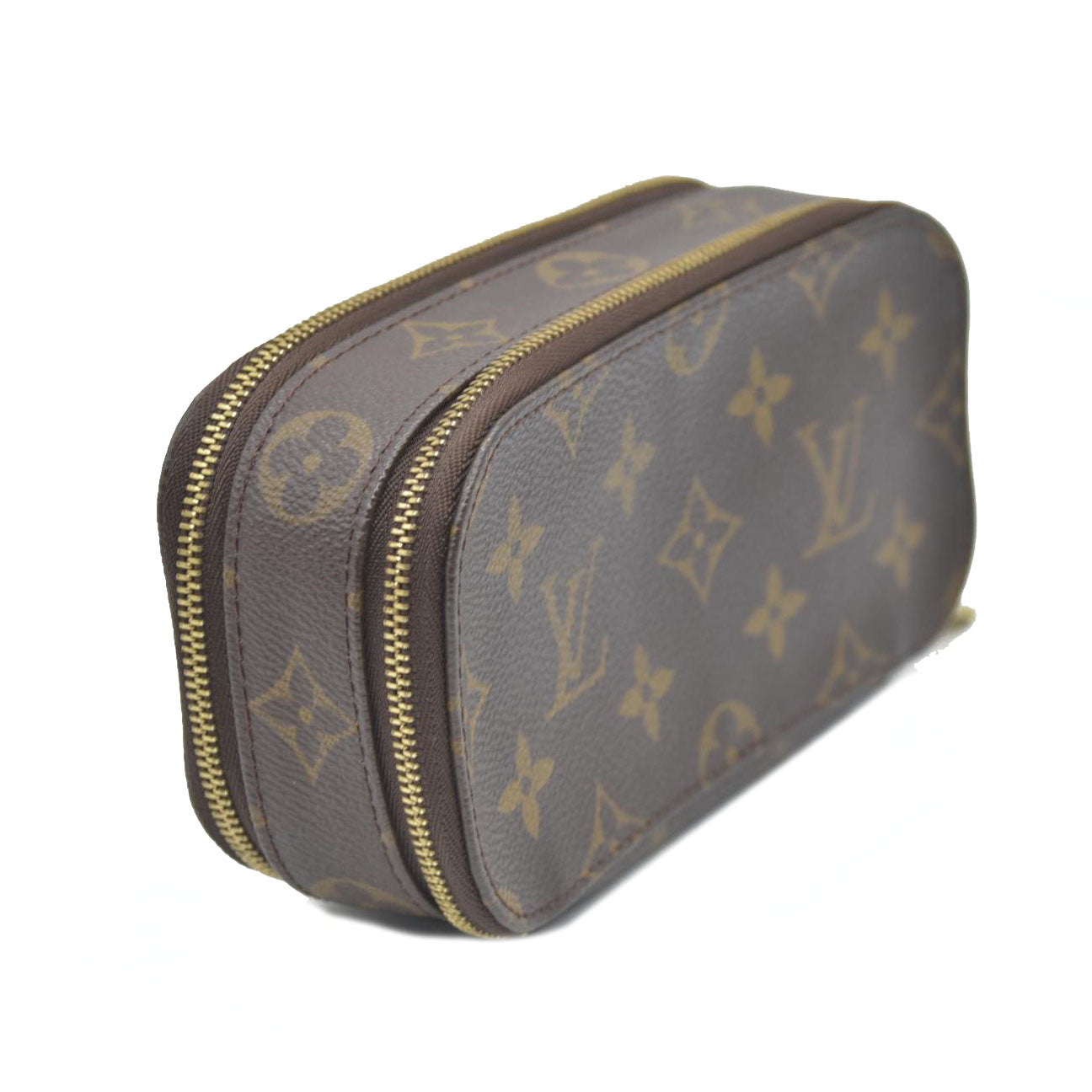 $580 Louis Vuitton  Monogram Trousse Blush PM Cosmetic Pouch