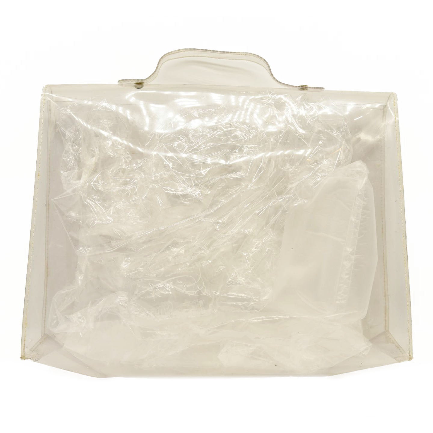 Hermes  Vinyl Souvenir De L'Exposition Kelly Transparent