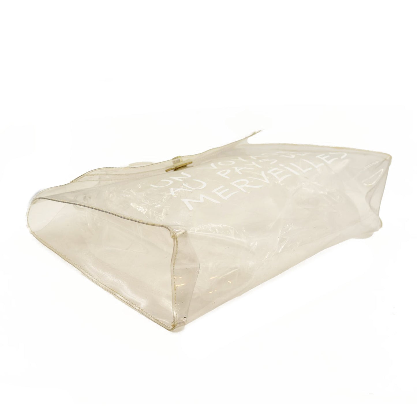 Hermes  Vinyl Souvenir De L'Exposition Kelly Transparent