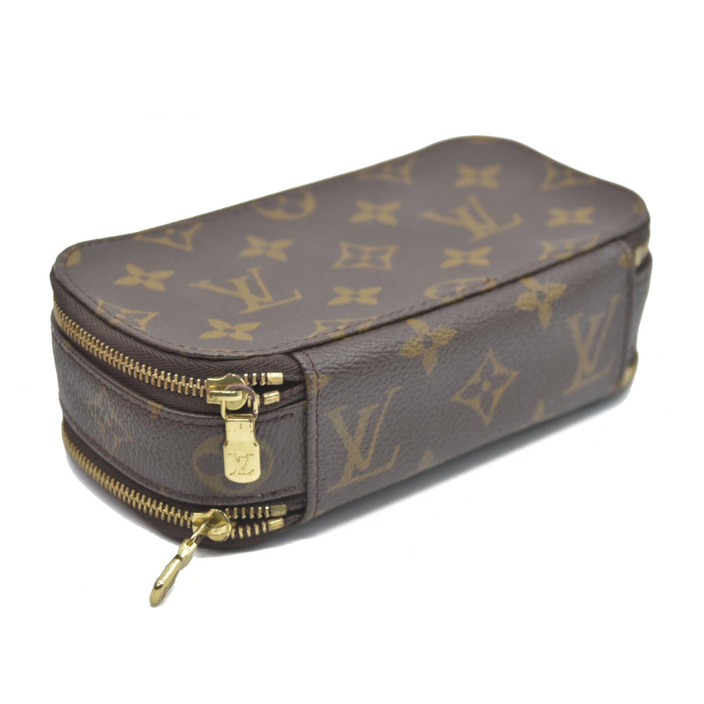 $580 Louis Vuitton  Monogram Trousse Blush PM Cosmetic Pouch