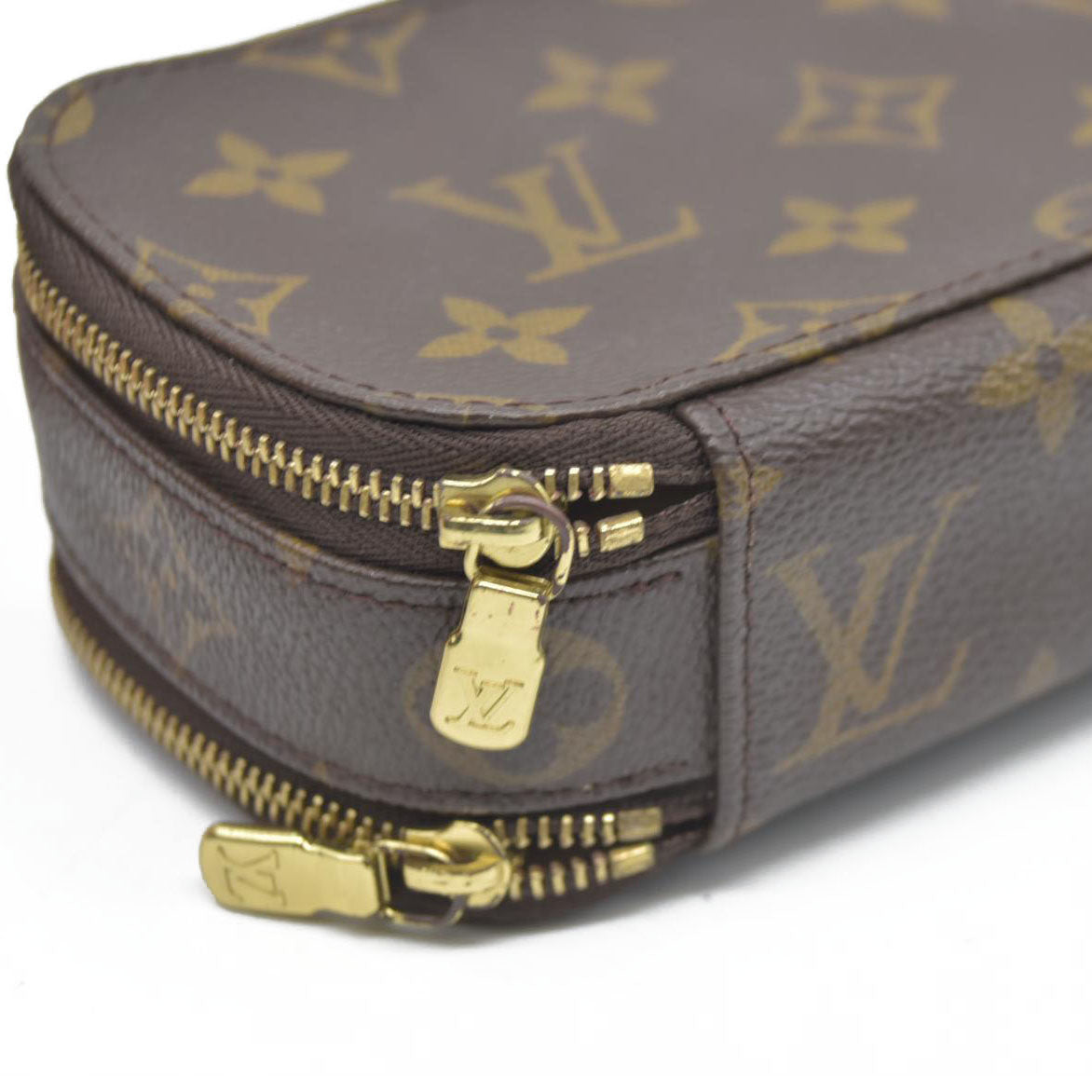 $580 Louis Vuitton  Monogram Trousse Blush PM Cosmetic Pouch