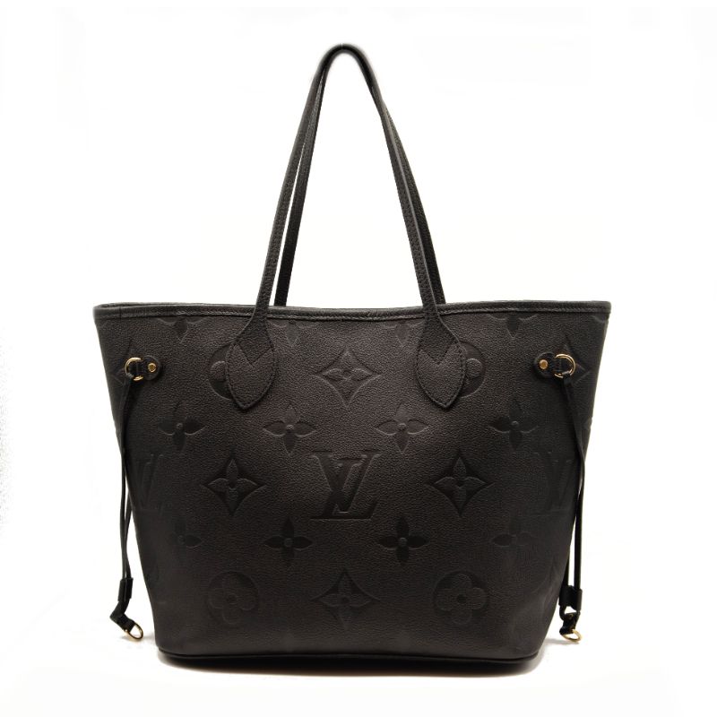 Louis Vuitton Neverfull Giant Mm Black Monogram Empreinte Leather Tote