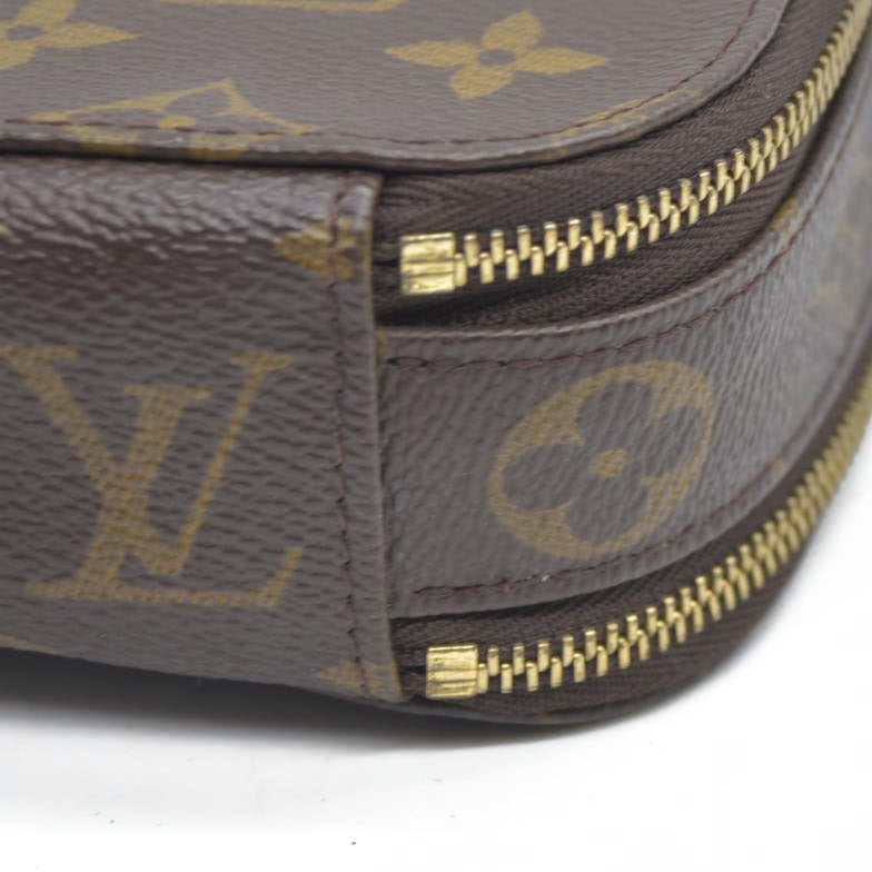$580 Louis Vuitton  Monogram Trousse Blush PM Cosmetic Pouch