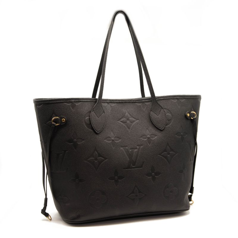 Louis Vuitton Neverfull Giant Mm Black Monogram Empreinte Leather Tote