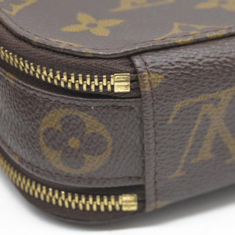 $580 Louis Vuitton  Monogram Trousse Blush PM Cosmetic Pouch