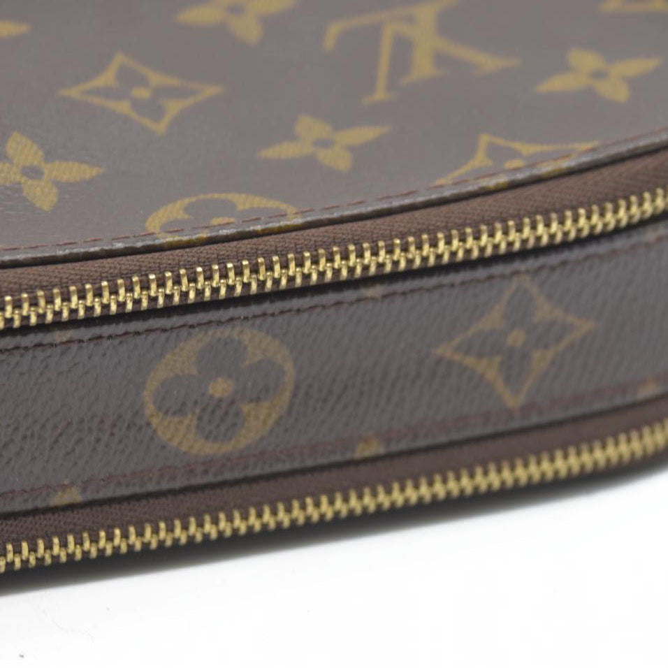 $580 Louis Vuitton  Monogram Trousse Blush PM Cosmetic Pouch