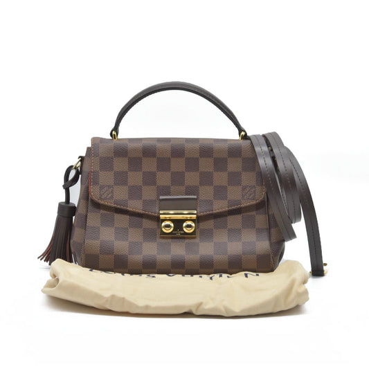 $2000 Louis Vuitton Damier Ebene Croisette FL1119