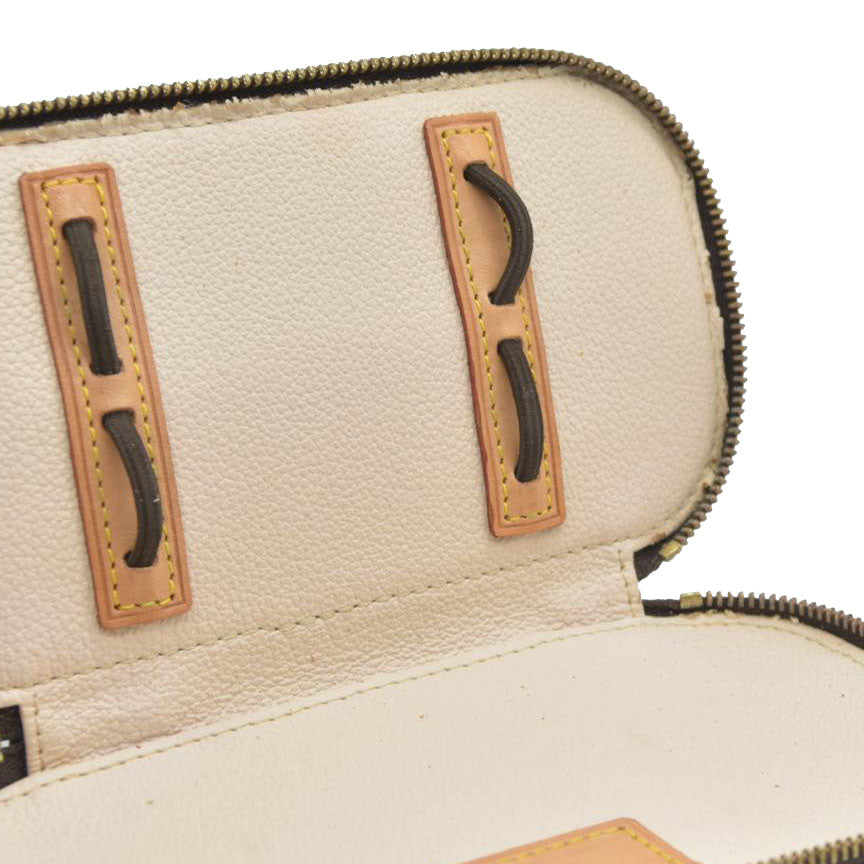 $580 Louis Vuitton  Monogram Trousse Blush PM Cosmetic Pouch