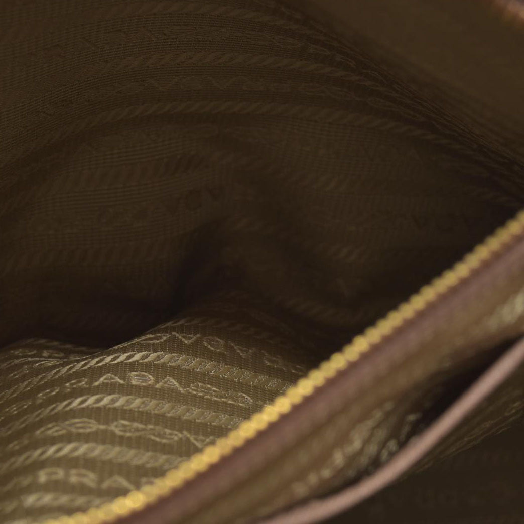 $4500  Prada  Saffiano Medium Galleria Double Zip Tote Cammeo