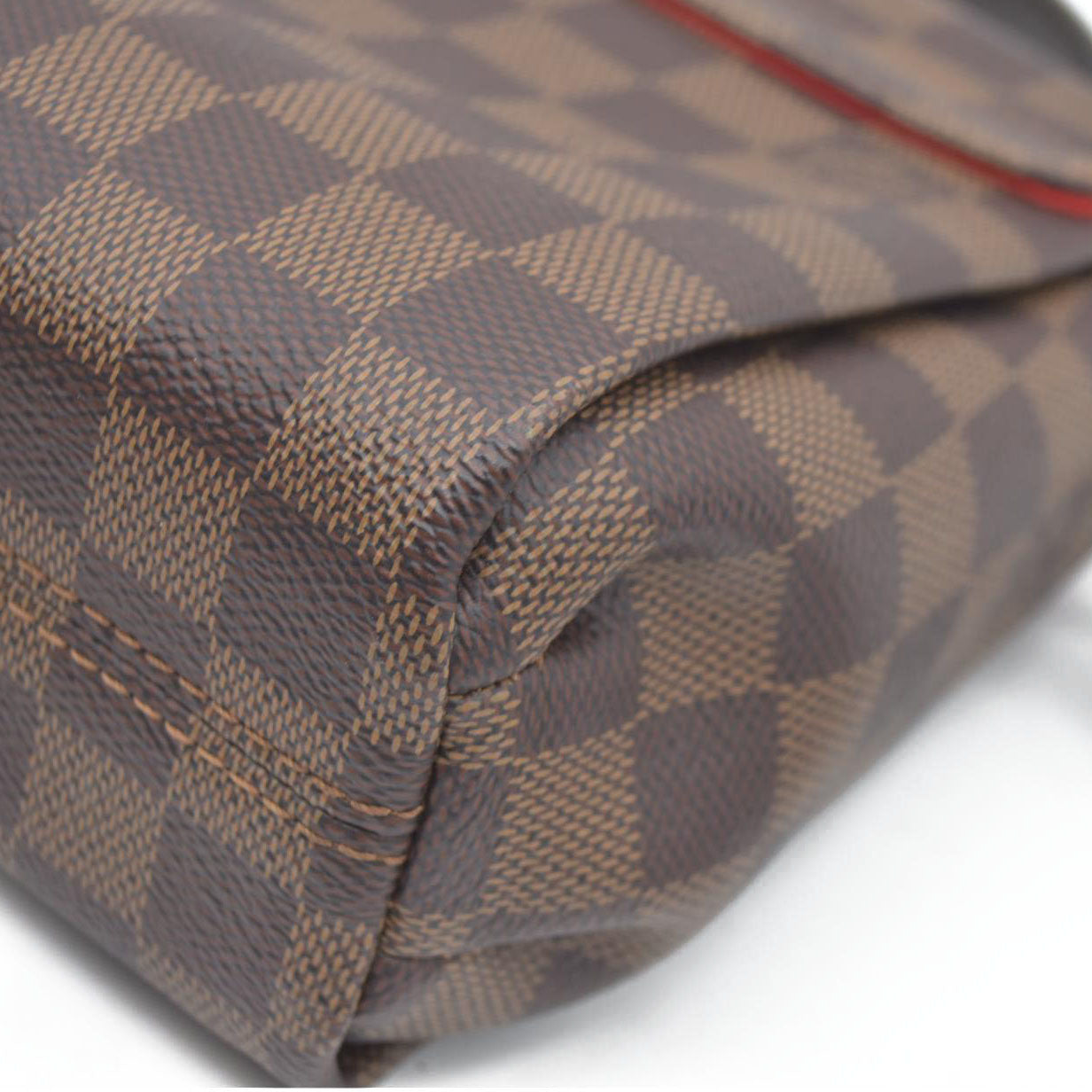 $2000 Louis Vuitton Damier Ebene Croisette FL1119