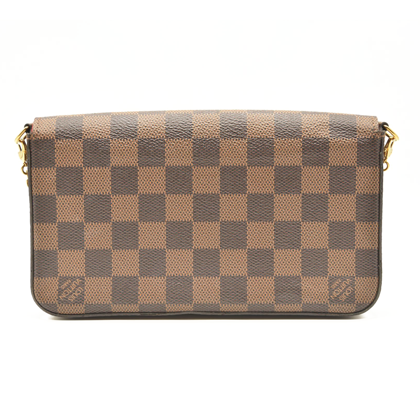 Louis Vuitton  Damier Ebene Pochette Felicie Chain Wallet CA0177