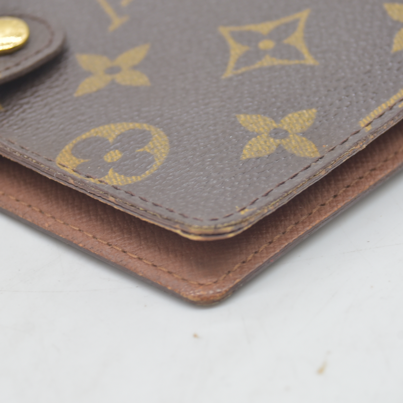 $505 1999 LOUIS VUITTON Monogram Small Ring Agenda Cover CA0959