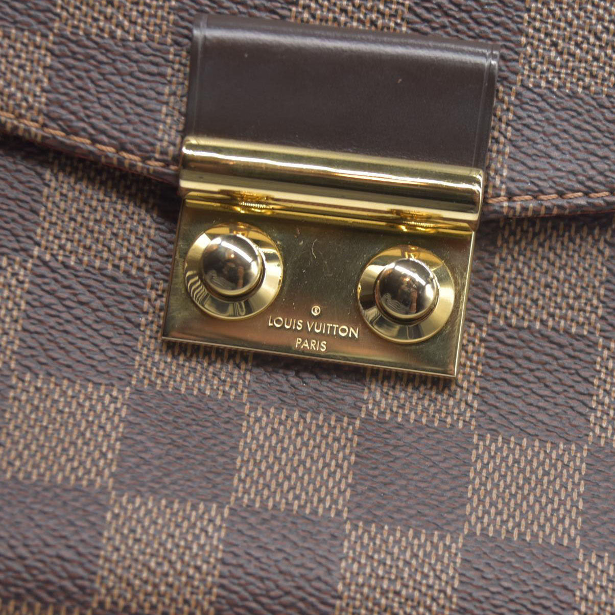 $2000 Louis Vuitton Damier Ebene Croisette FL1119