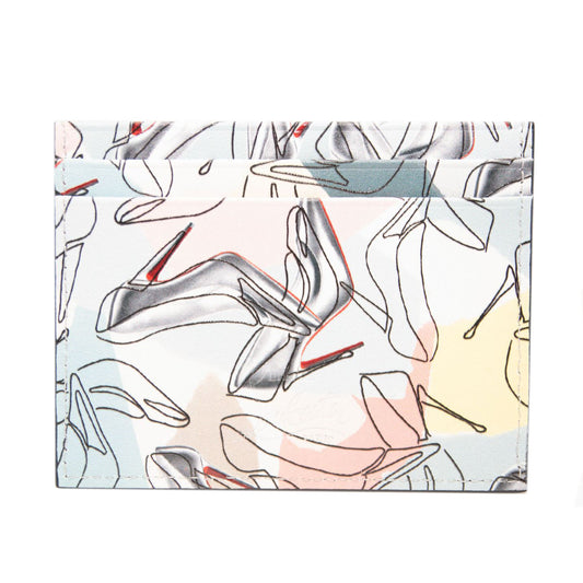 NEW Christian Louboutin Kios Leather Card Case