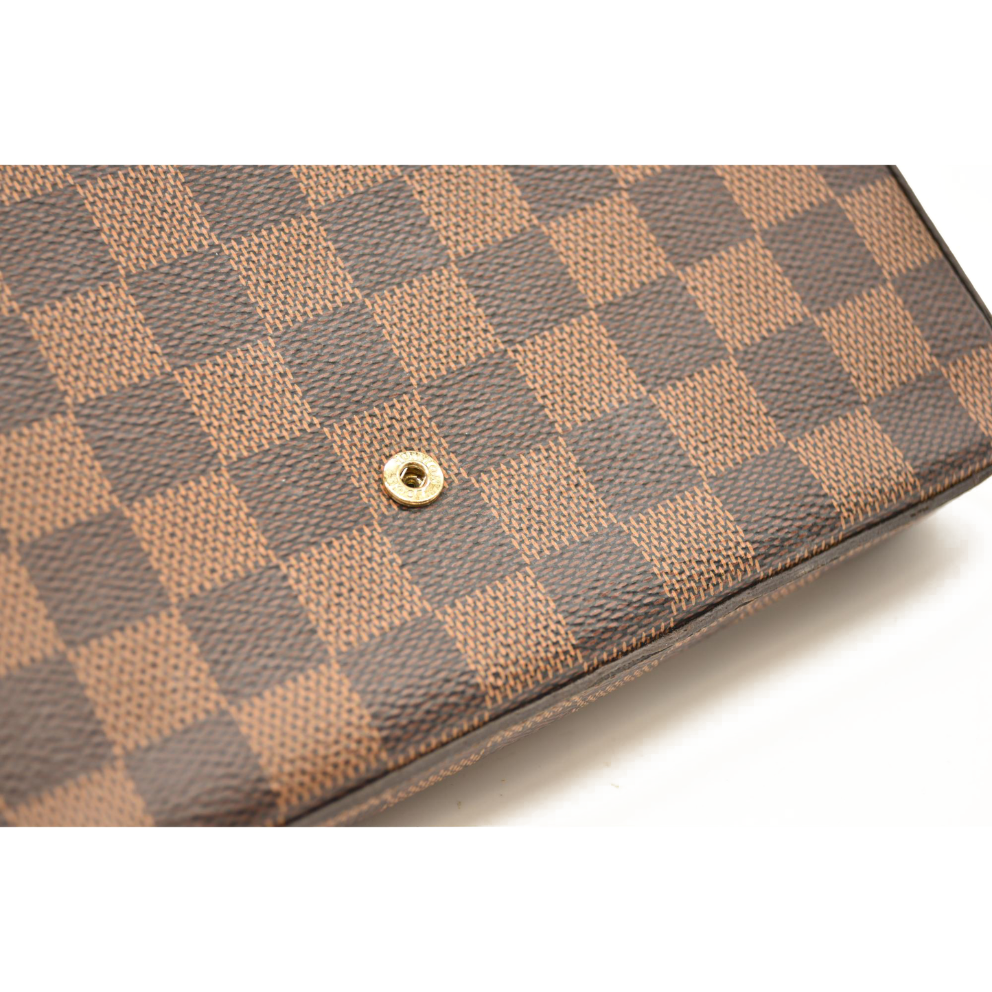 Louis Vuitton  Damier Ebene Pochette Felicie Chain Wallet CA0177