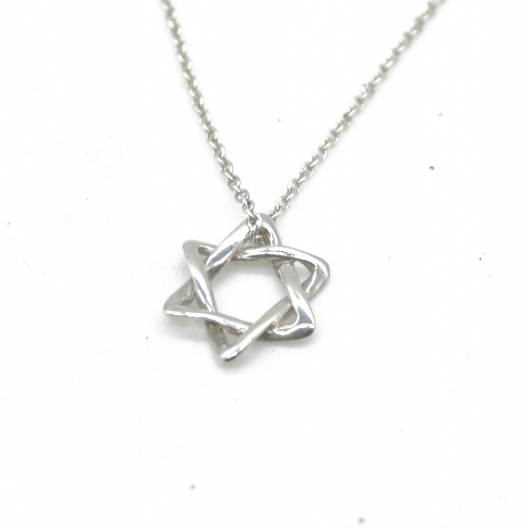$345 Tiffany & Co. Elsa Peretti Star of David 12 mm Necklace