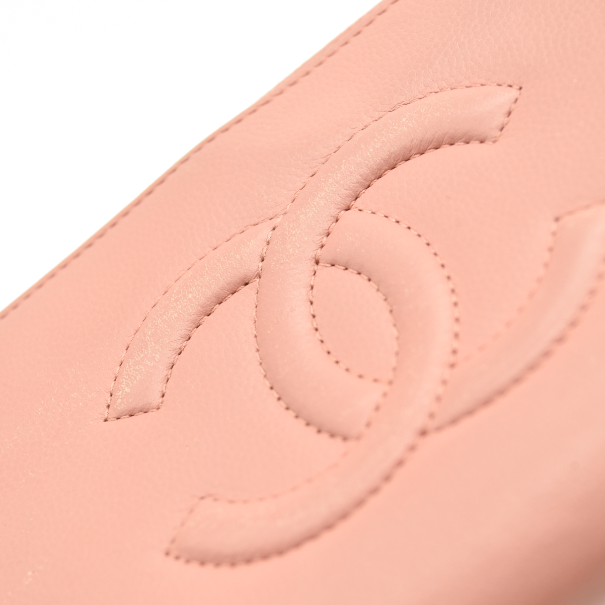 Chanel Large Timeless CC Zip Around Wallet Pink