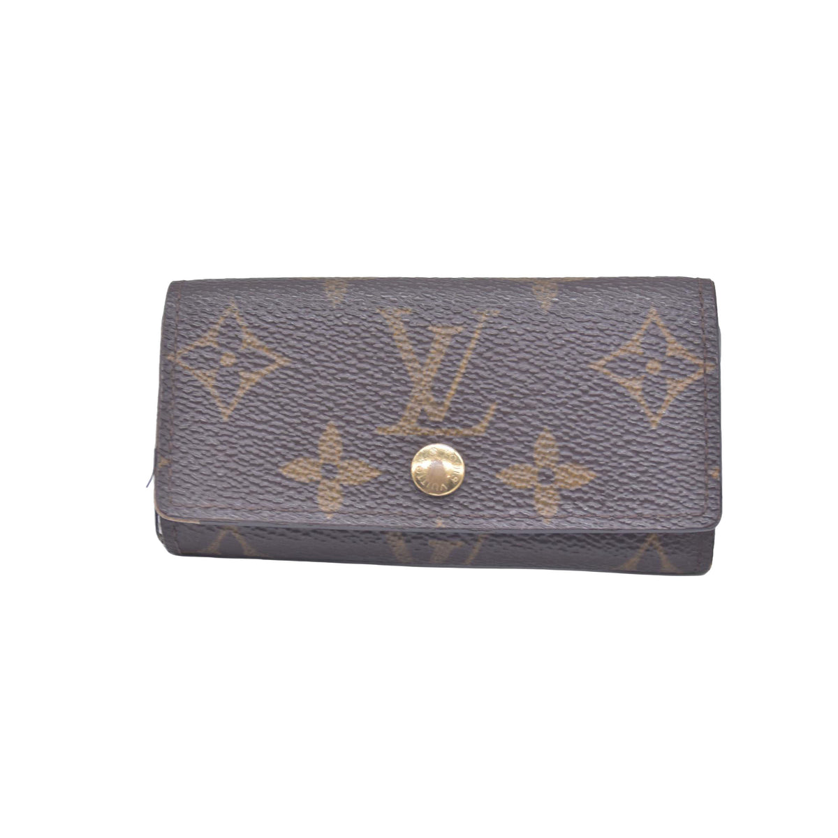 $345 1982 Louis Vuitton Monogram Multicles 4 Key Holder TH1822 CONSIGNMENT 10021079