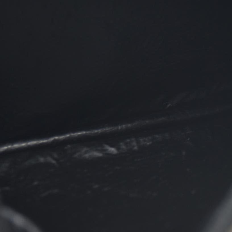 FENDI Pequin PVC Cosmetic Pouch Bag Khaki