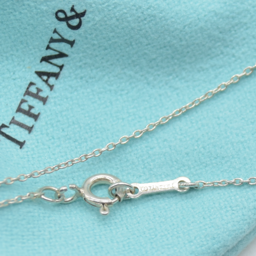 $650 Tiffany & Co. Elsa Peretti Bean Design Pendant in Sterling Silver, 18 mm