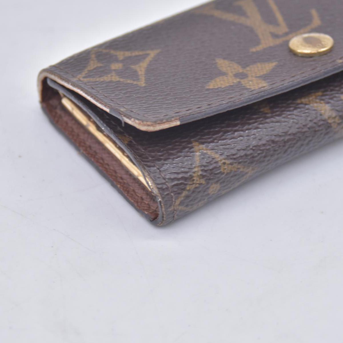 $345 1982 Louis Vuitton Monogram Multicles 4 Key Holder TH1822 CONSIGNMENT 10021079