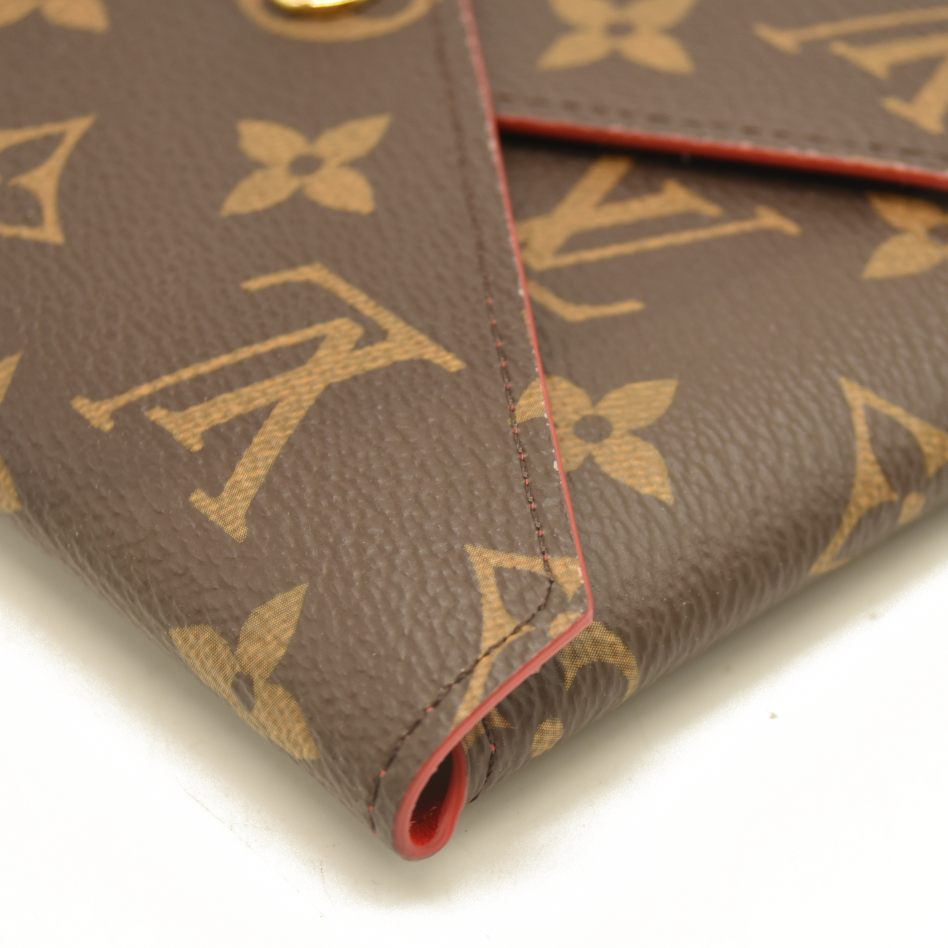 USED Louis Vuitton Monogram Medium Kirigami Pochette Insert Coquelicot