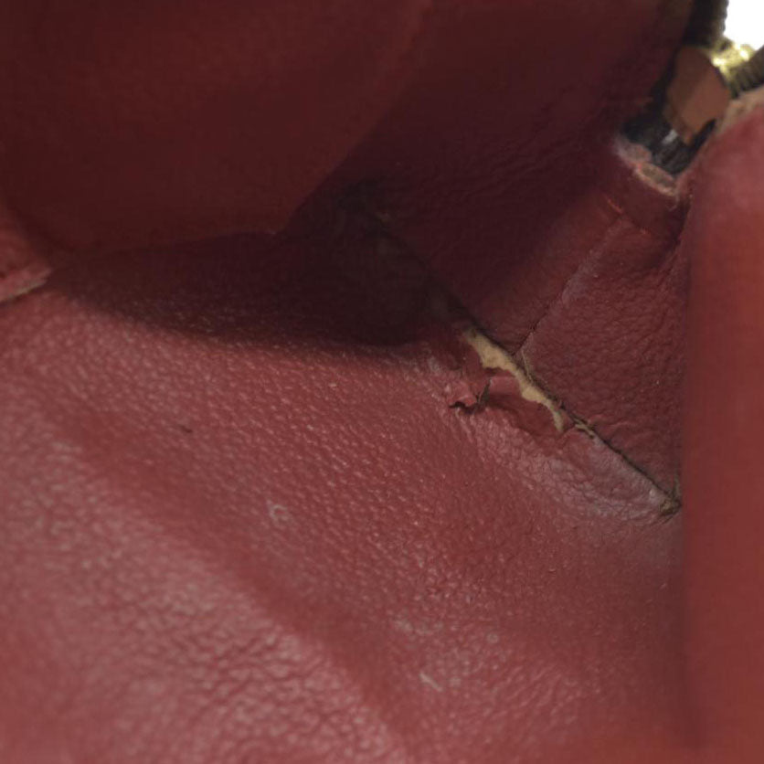 Louis Vuitton $600 Damier Ebene Pochette Cosmetic Pouch Bag