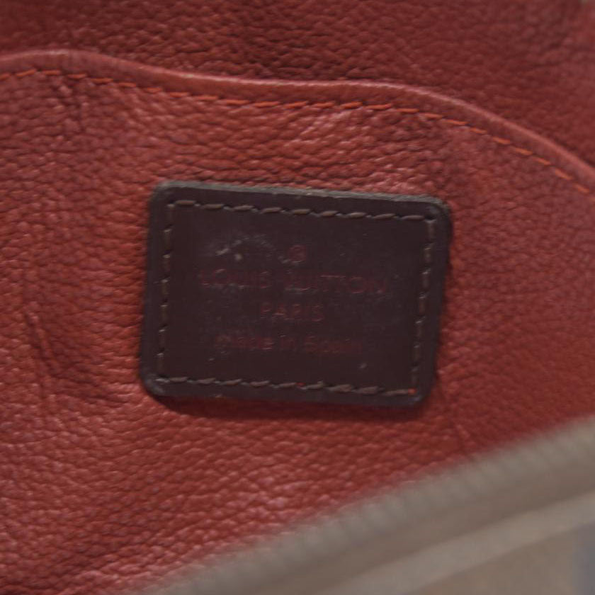 Louis Vuitton $600 Damier Ebene Pochette Cosmetic Pouch Bag